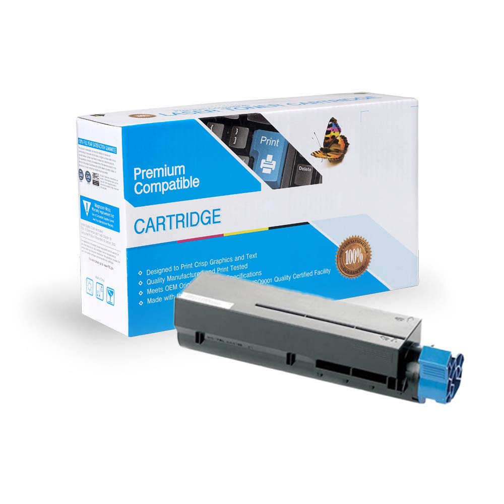 OKI Okidata 44917601 Compatible Black Toner Cartridge - High-Quality Laser Printer Replacement for Office & Home Use