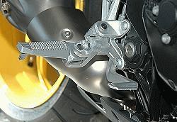 BMW K1300S/K1300R/K1200S/K1200R/K1200R Sport Adjustable Footpeg Lowering Kit for Comfortable Riding - Perfect for Long Distance Touring and Custom Motorcycle Ergonomics
