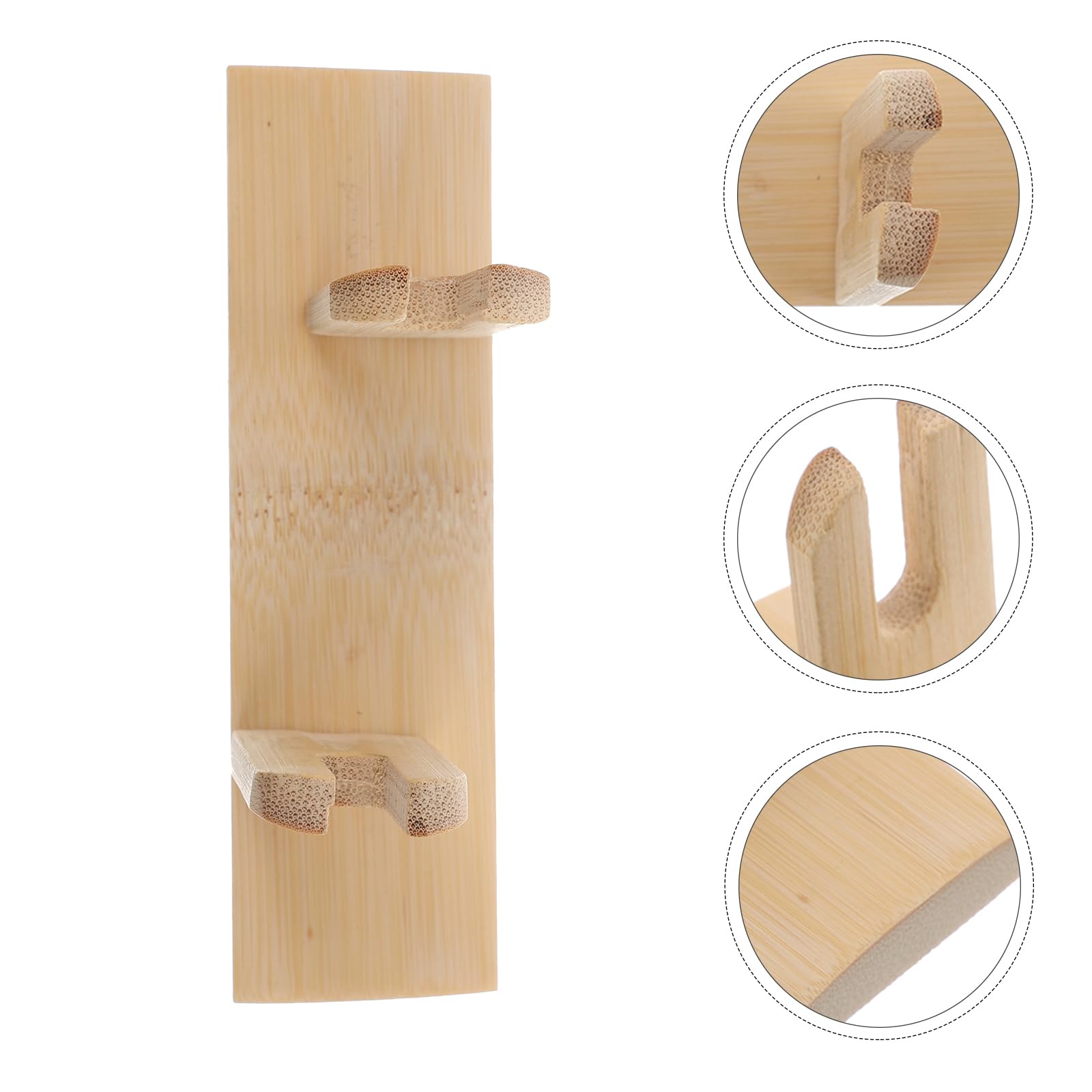 Veemoon Wooden Folding Fan Display Stand - Rustic Hand Fan Holder for Japanese, Chinese & Round Fans - Decorative Fan Organizer for Home Décor, Wedding Centerpieces & Asian-Themed Displays