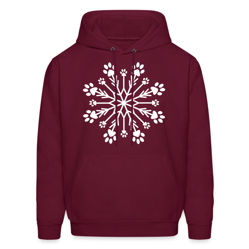 Paw Snowflake Classic Hoodie for Dogs - Cozy Winter Dog Sweater with Cute Snowflake Design - Perfect for Cold Weather, Outdoor Walks, and Holiday Photos