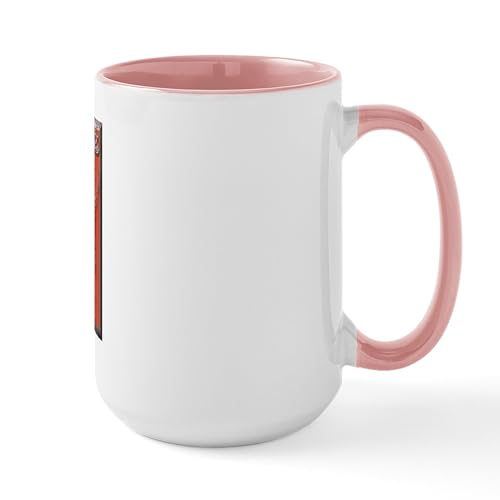 White/Pink Inside - Portugal#1 Large Mug