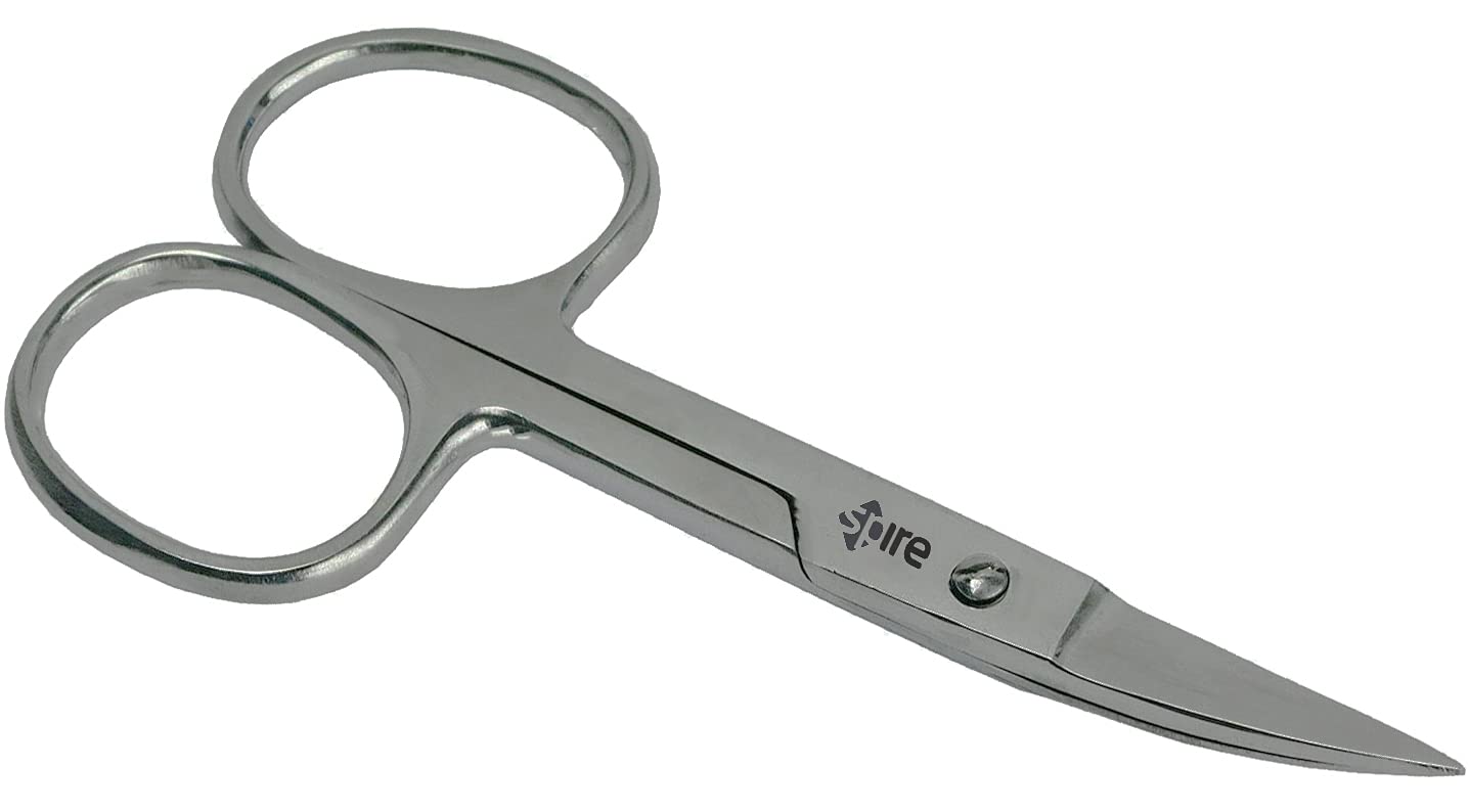 Professional Stainless Steel Curved Nail Scissors - Sharp & Durable Manicure Tool for Men & Women | Perfect for Cuticle Trimming & Nail Care at Home or Salon
