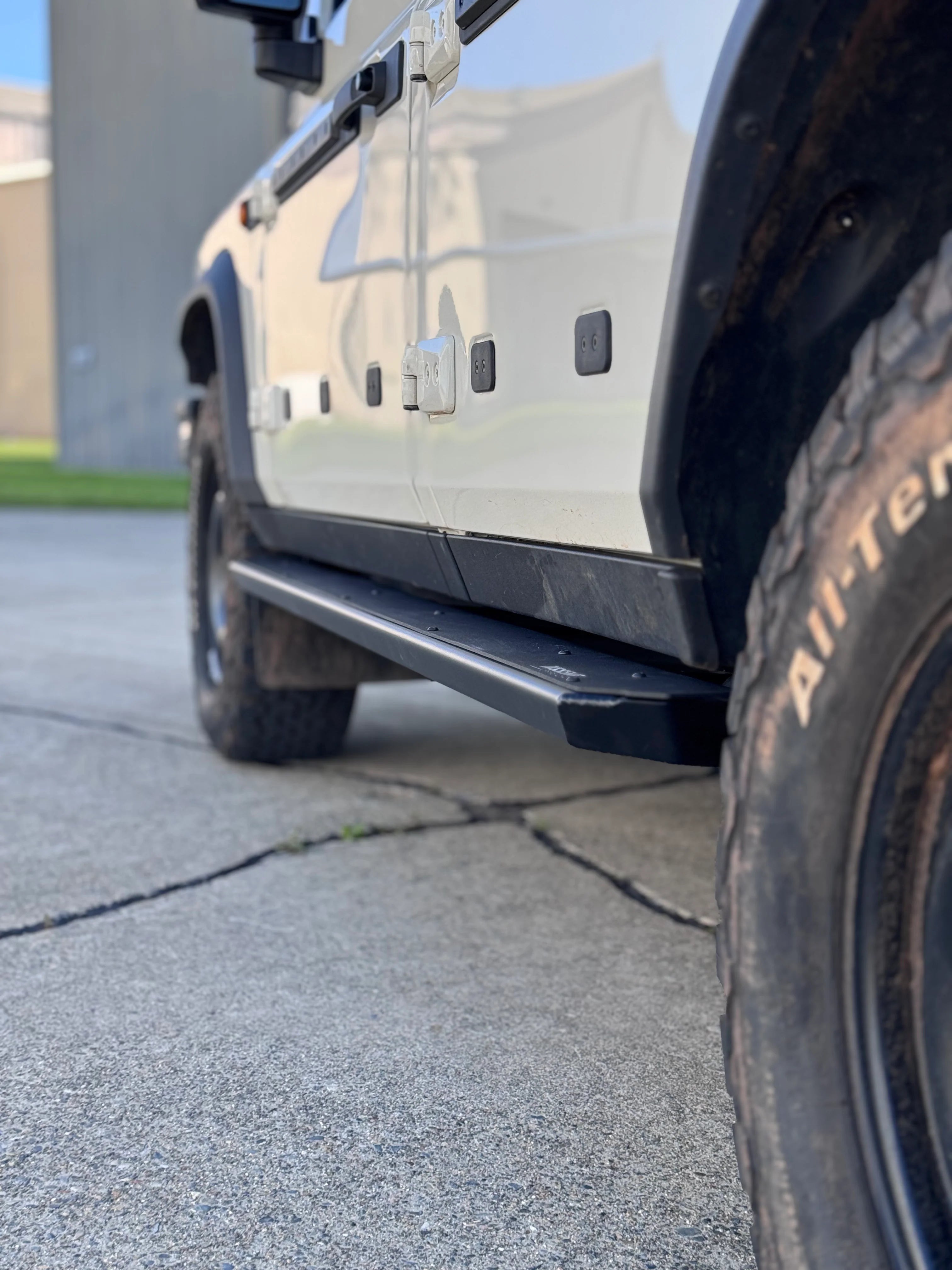 Dissent Off Road Step Sliders for 2023+ Ineos Grenadier - Heavy Duty Rock Sliders & Side Steps - Perfect for Off-Roading, Overlanding & Truck Protection