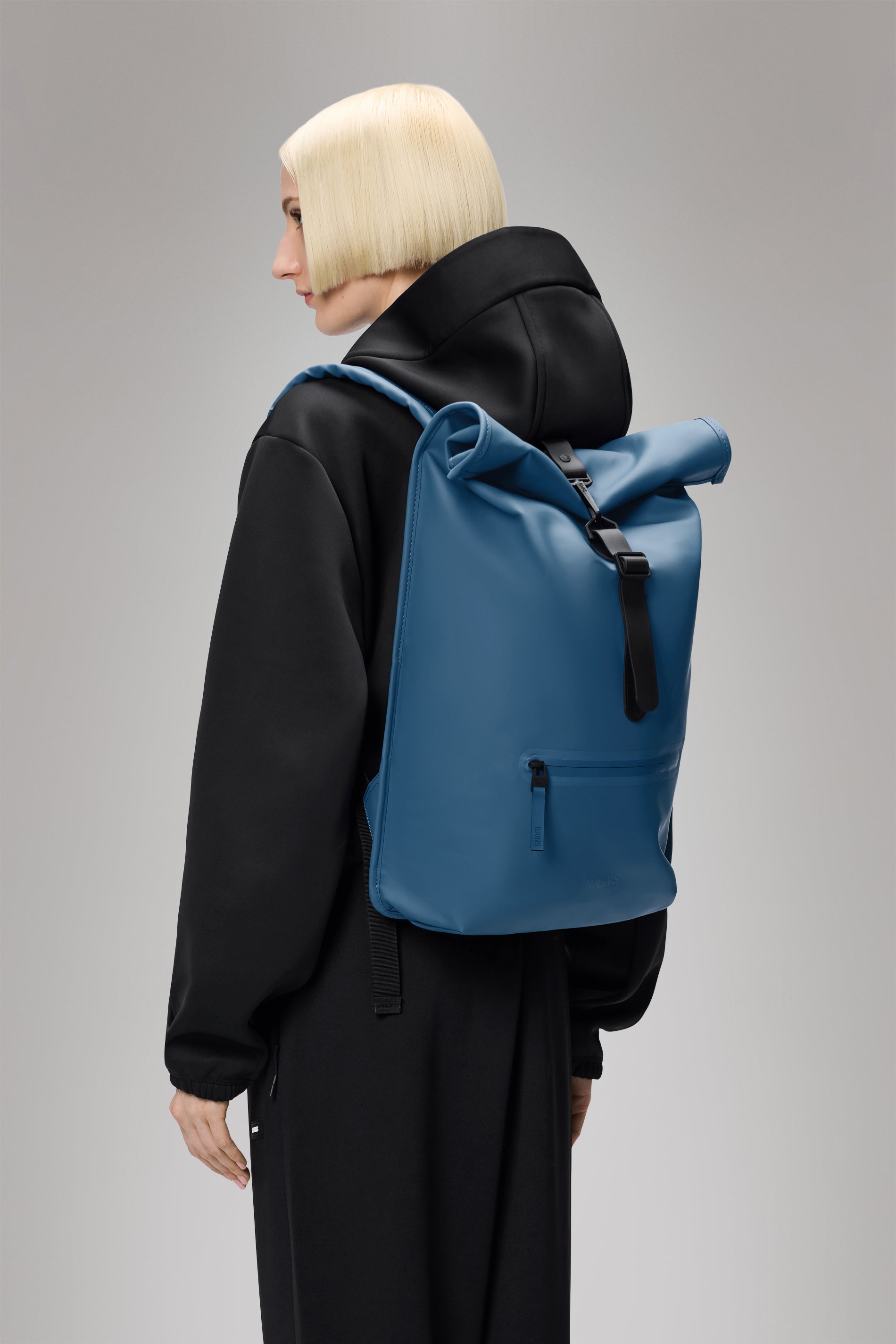 Waterproof Rolltop Rucksack Backpack - Lightweight & Durable for Hiking, Travel & Commuting | Perfect for Outdoor Adventures & Daily Use