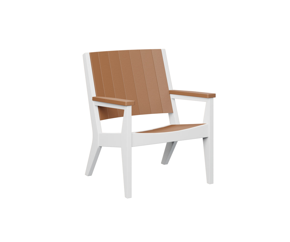 Berlin Gardens Mayhew Chat Chair - Outdoor Patio Conversation Chair with Cushion, Weather-Resistant Steel Frame - Perfect for Garden, Deck, and Poolside Relaxation