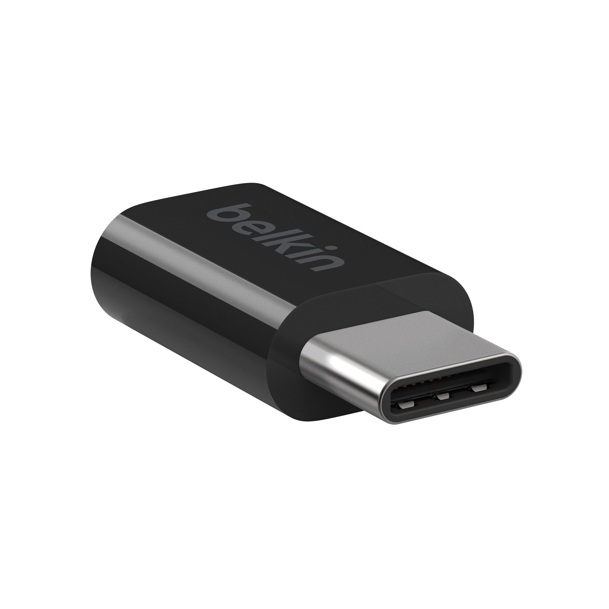 Belkin USB Type C to Micro USB Adapter - 5V/2.4A Fast Charging, 12W Power Delivery, USB 2.0 Compatible - USB-IF Certified, Compact & Portable Design - Perfect for Smartphones, Tablets, and Other USB Devices