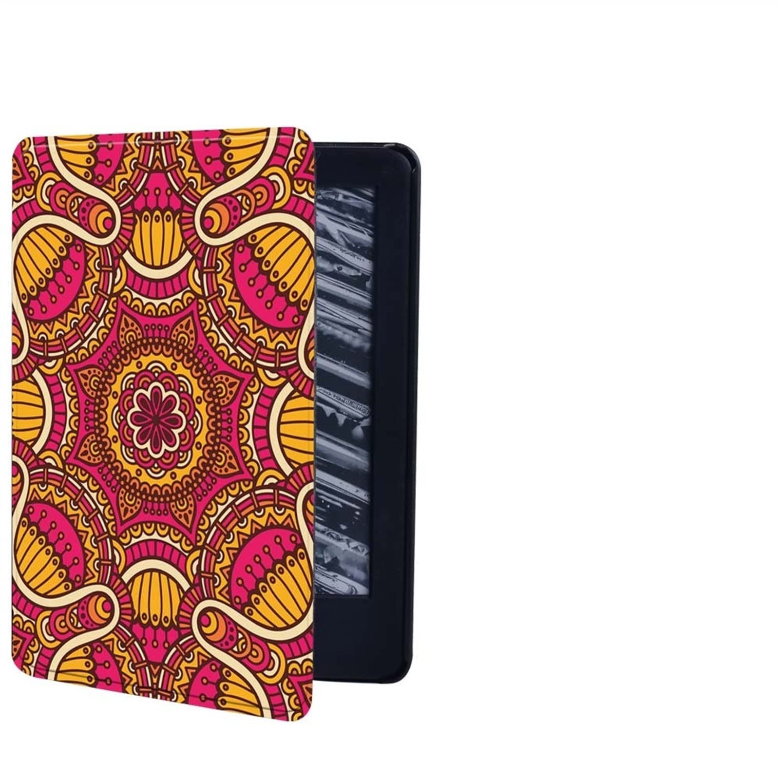 Premium Leather Folio Case for Kindle Paperwhite 1/5th Gen, 2/6th Gen, 4/10th Gen & Kindle 8th/10th Gen - Protective Cover with Stand & Auto Sleep/Wake Function - Perfect for Reading, Travel & Office Use