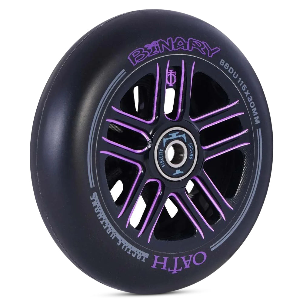 Oath Binary Wheels 30mm Wide - High-Performance Skateboard Wheels for Smooth Riding & Tricks | Perfect for Street Skating & Park Rides