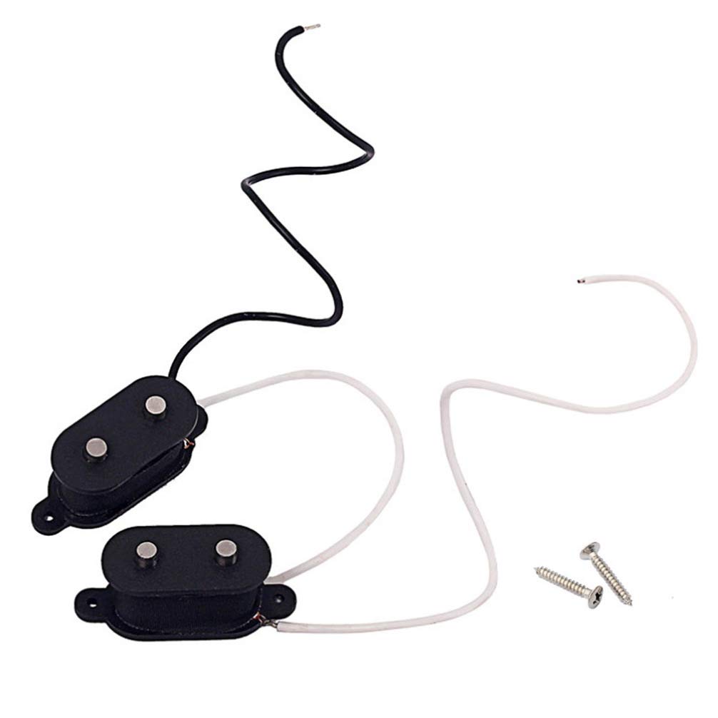 Healifty Bass Guitar Pickup Set - Neck & Bridge Pickups for Electric Bass & Guitar | Perfect for Live Performances & Studio Recording