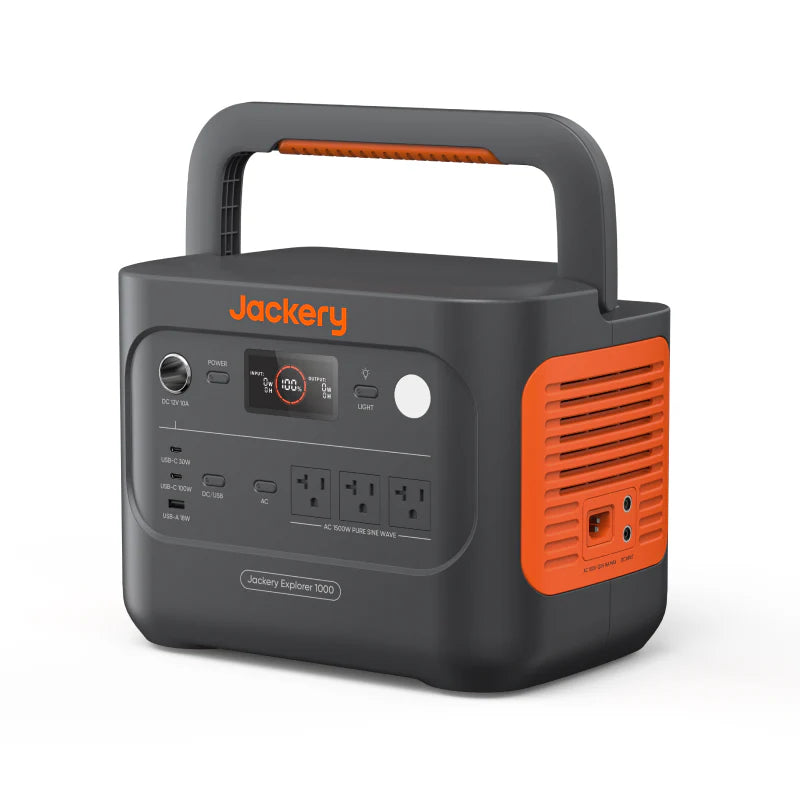 Jackery Explorer 1000 V2 1070Wh/1500W Solar Generator - Portable Power Station for Camping, RV, Emergencies & Outdoor Adventures