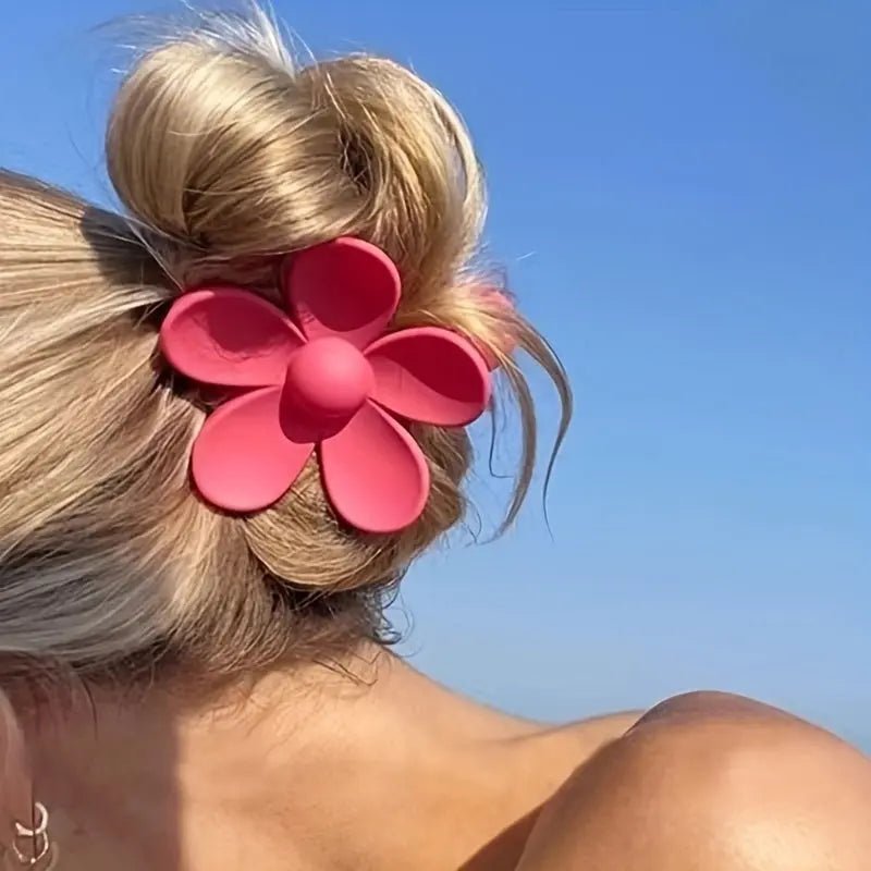 Crab Flower Hair Clip - Elegant Hair Accessory for Women & Girls - Perfect for Weddings, Parties & Everyday Styling