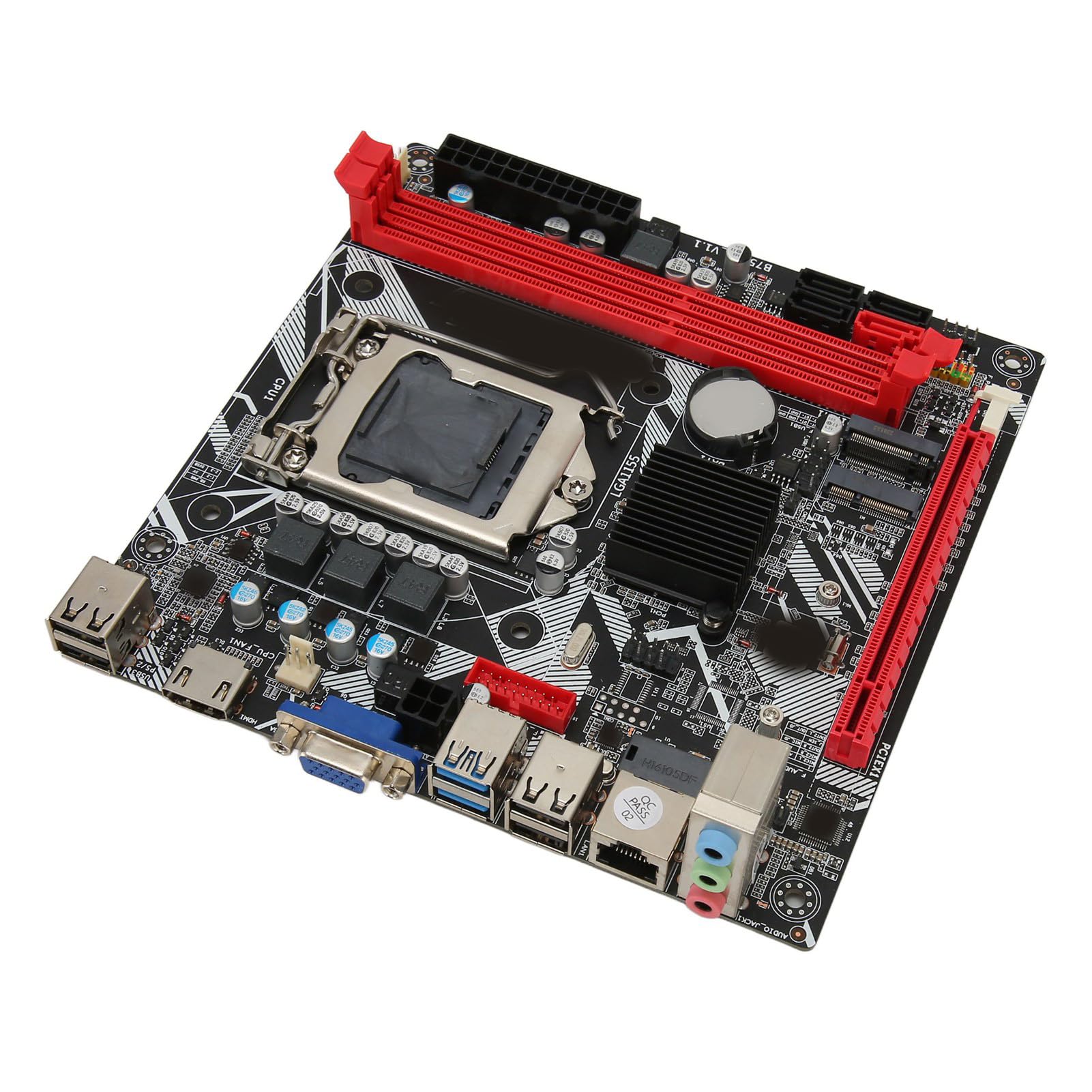 High-Speed Gaming Motherboard with PCIE 16X, WiFi, M.2 NVMe, USB 3.0 & SATA 3.0 - 6x USB 2.0, 4x USB 3.0, HDMI - Perfect for PC Gaming, Streaming & Content Creation