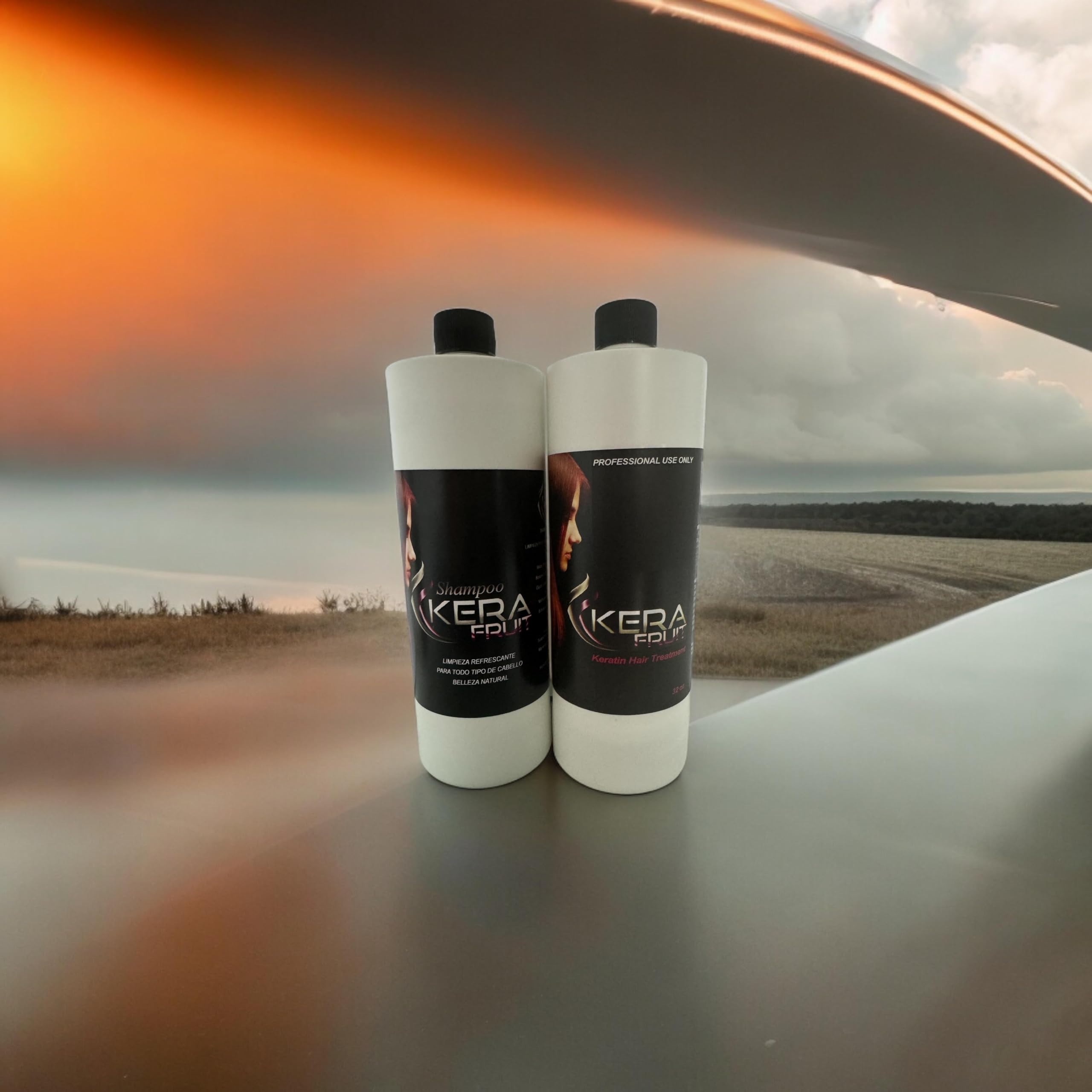 Keratin Kera Fruit Chocolate Shampoo 1 Liter - Deep Conditioning & Hair Repair for Dry, Damaged Hair - Salon Quality Keratin Treatment at Home