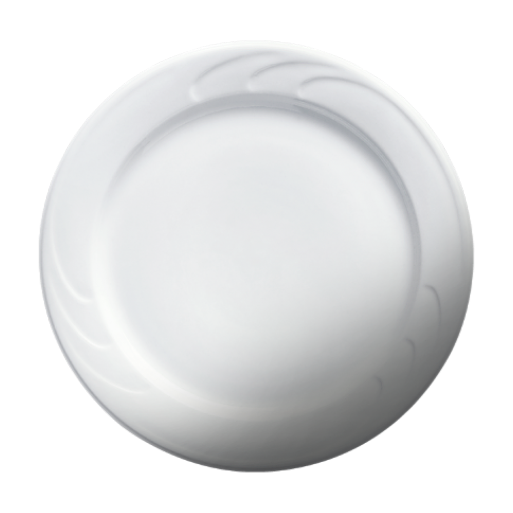 Bostonian 8-Inch Rim Plate - Set of 36 (Case Pack) - Elegant Dinnerware for Restaurants, Catering & Home Entertaining