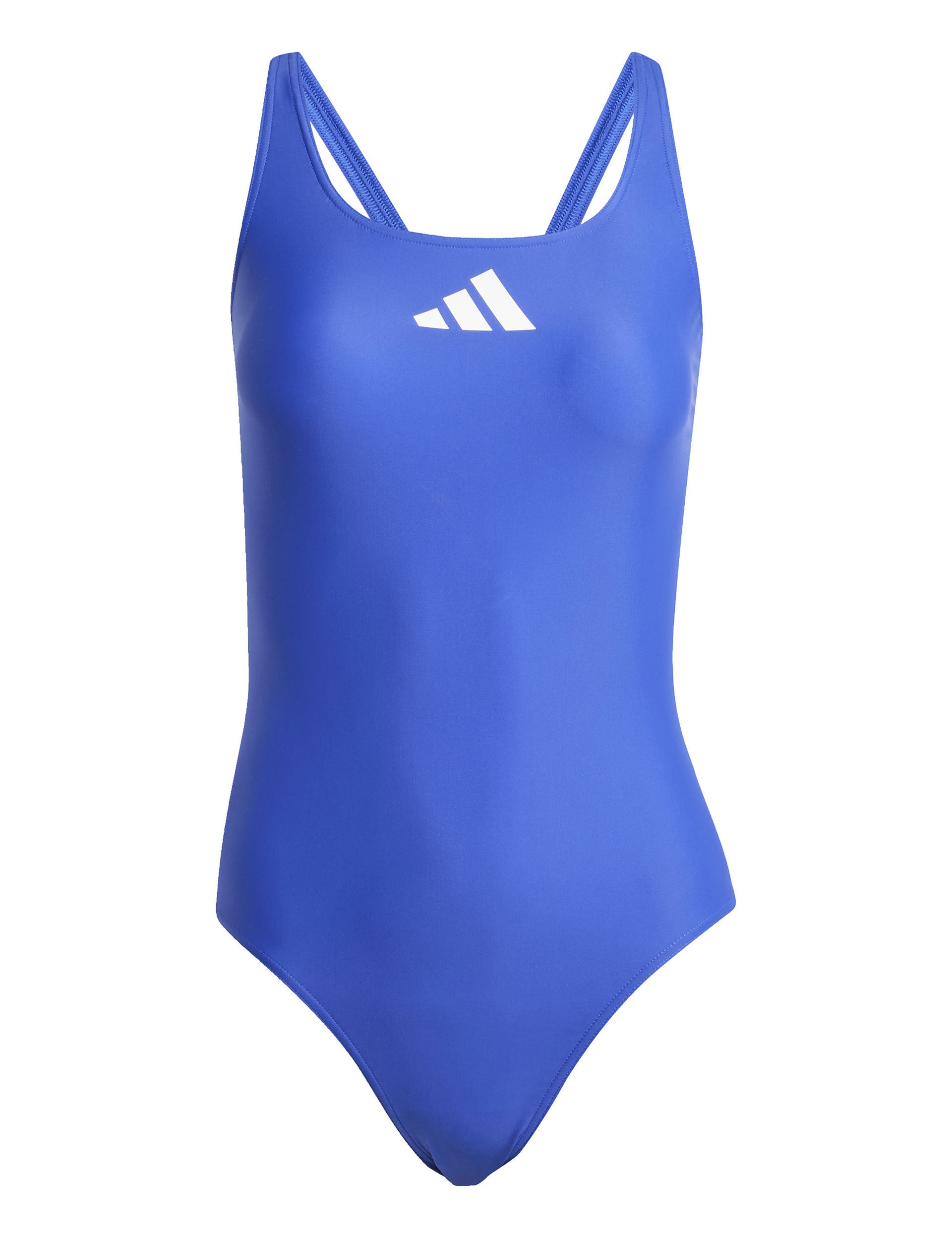 3 Bar Logo Swimsuit for Women - Semi Lucid Blue/White Two-Piece Bikini Set - Perfect for Beach, Pool & Summer Vacation