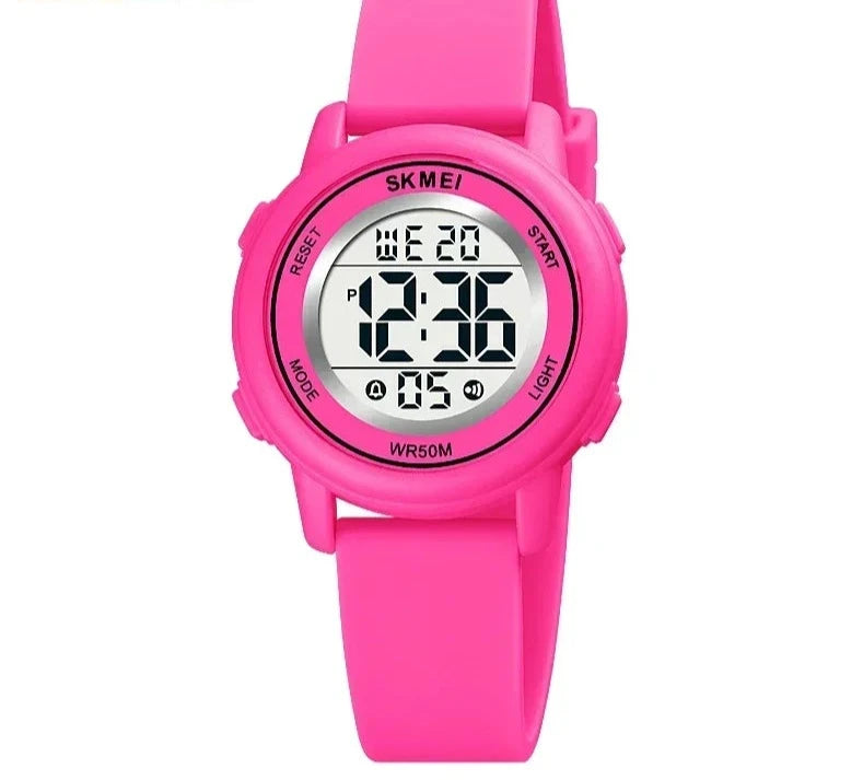 Waterproof Digital Sports Watch for Men & Women - LED Display, Stopwatch, Alarm - Perfect for Running, Swimming, Gym & Outdoor Activities