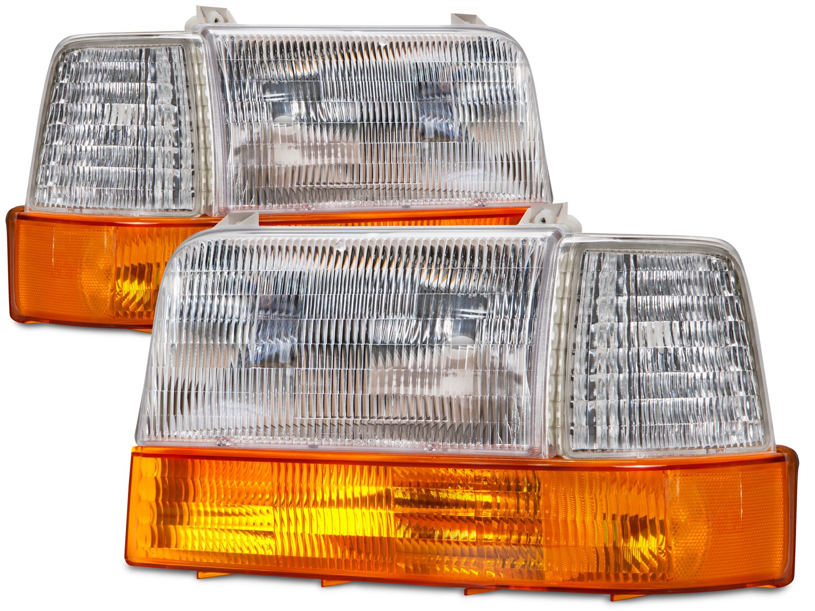 HEADLIGHTSDEPOT RV Headlights Compatible with Newmar Dutch Star 1999-2001 - Pair of Left Driver & Right Passenger Side Headlamps - Perfect for Night Driving, RV Camping & Road Trips