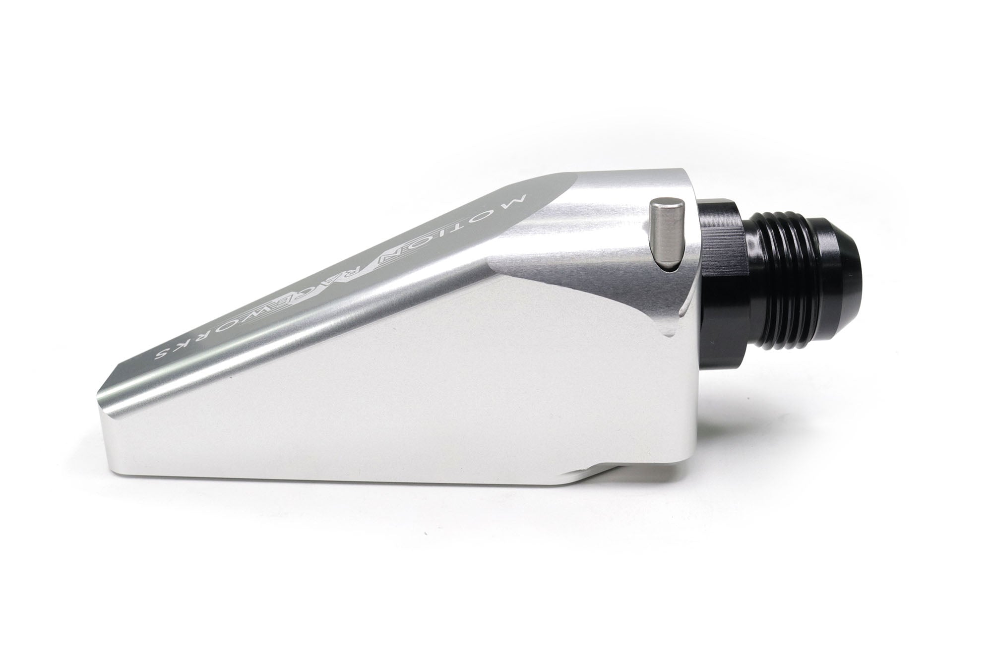 Quick Release Billet Burn Down Breather Fittings - Clear Anodized Aluminum (Pair) | High-Performance Engine Ventilation for Racing & Off-Road Vehicles