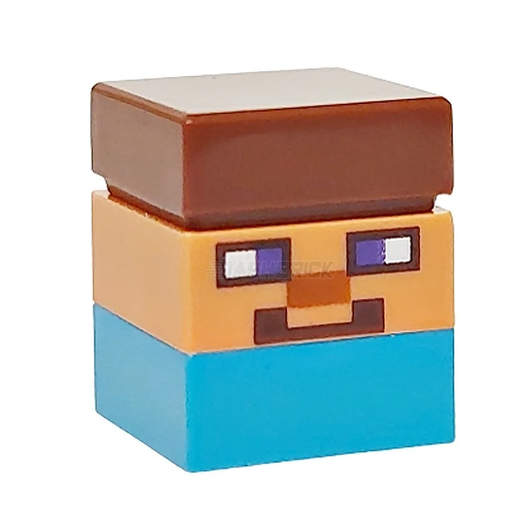 LEGO Minecraft Steve Minifigure - Official LEGO Micro Mob Collectible for Kids & Adults - Perfect for Minecraft Fans, Collectors & Creative Play