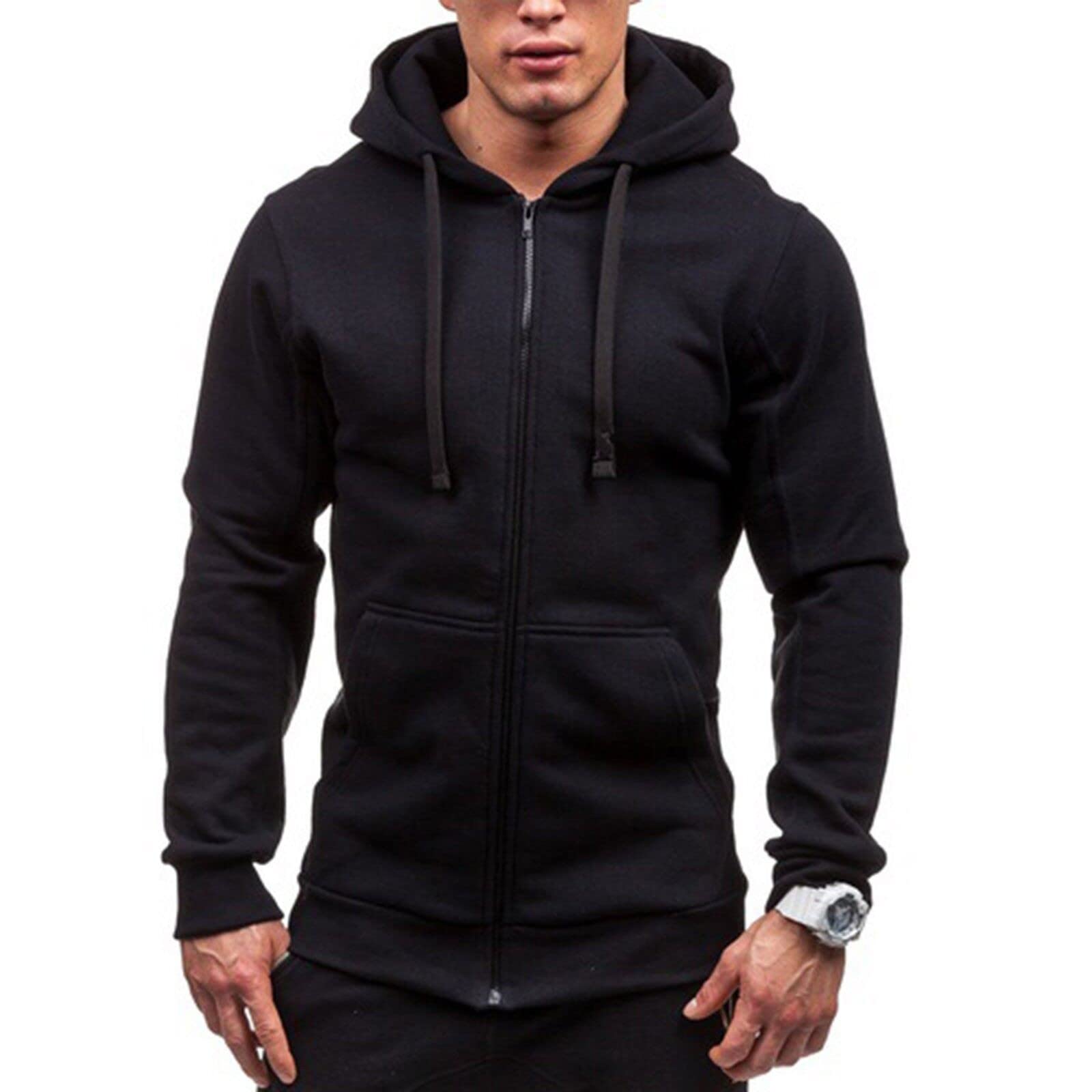 Men's Hooded Pullover Sweatshirt - Long Sleeve Crewneck Casual Hoodie for Men & Youth | Perfect for Gym, Outdoor Activities & Everyday Wear