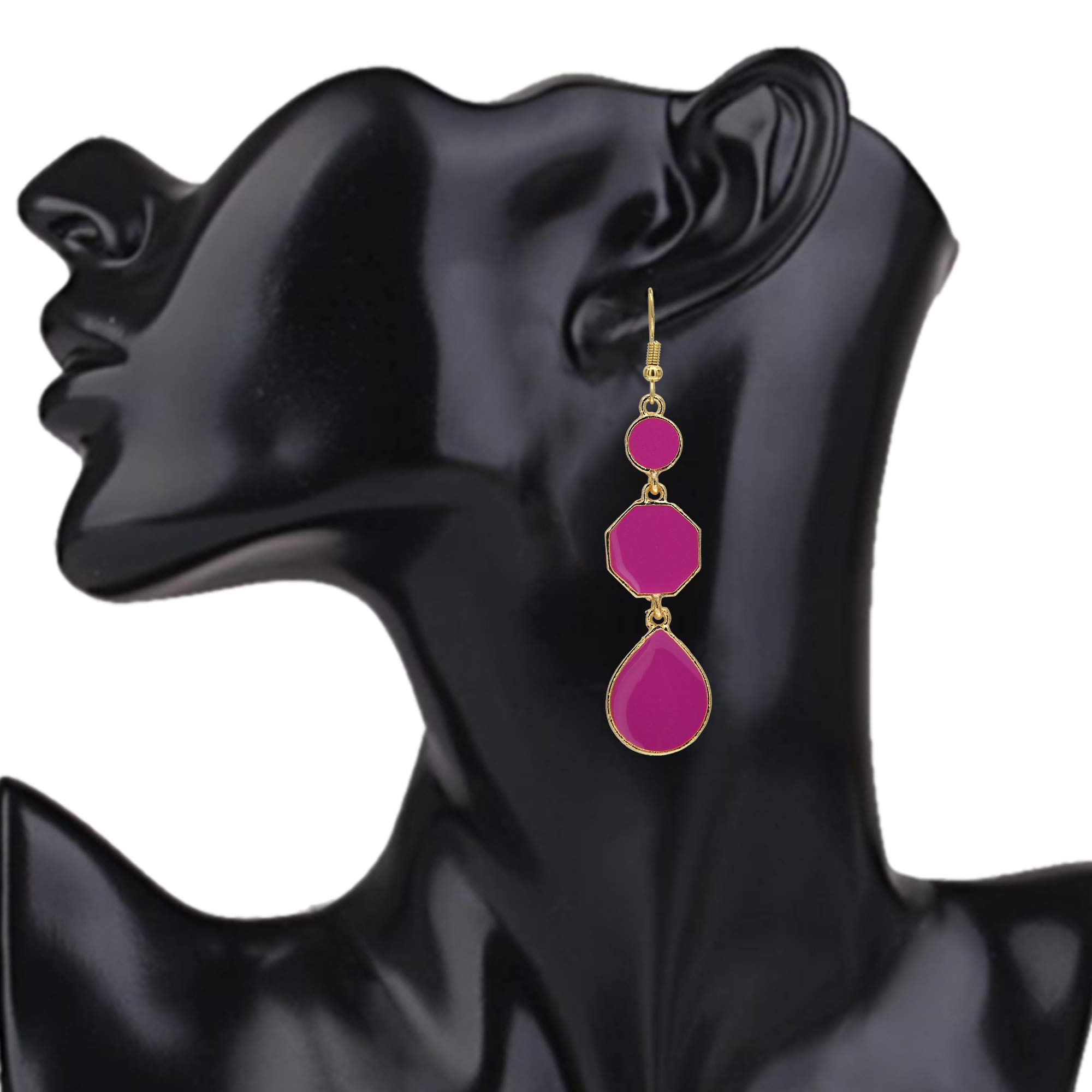 Moonstruck Women's Drop & Dangle Earrings - Elegant Sterling Silver Jewelry for Parties, Weddings & Special Occasions