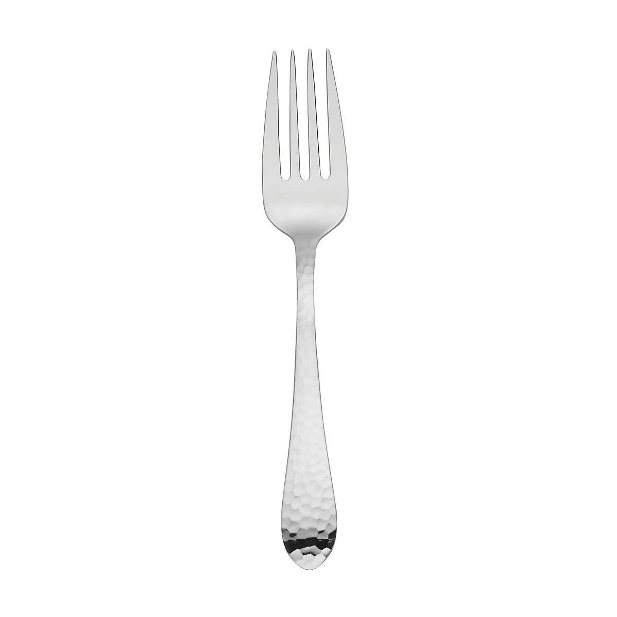 Vintage Hammered Salad Fork Set - Antique Silverware for Elegant Dining, Perfect for Weddings, Parties, and Fine Dining Experiences