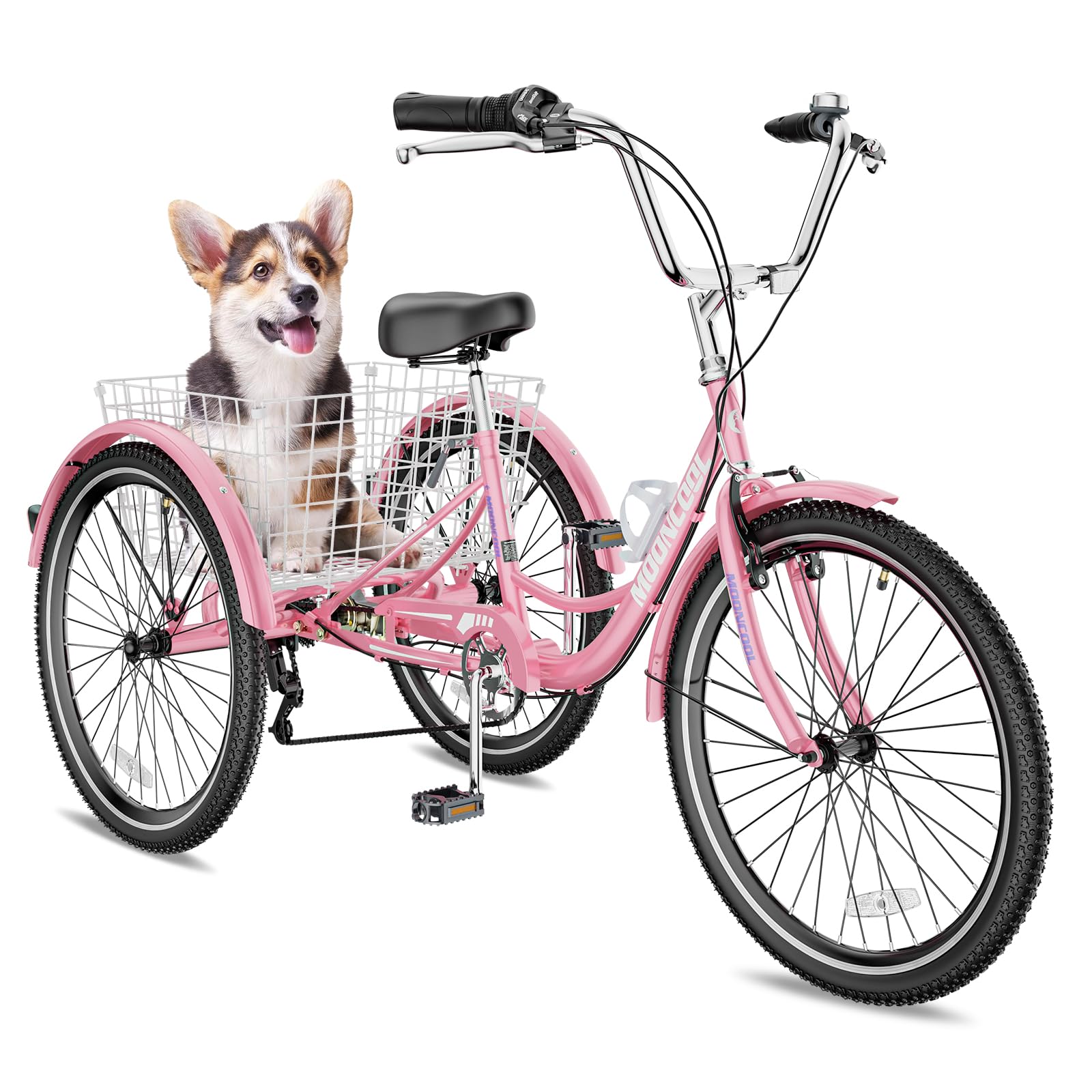 7-Speed Adult Tricycle with Basket - 20
