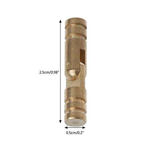 10Pcs Gold Copper Brass Cabinet Hinges - Invisible Concealed Barrel Hinges for Jewelry Box, Wine Cabinet & Furniture - Drop Ship Support - Perfect for DIY Home Improvement & Cabinet Making Projects