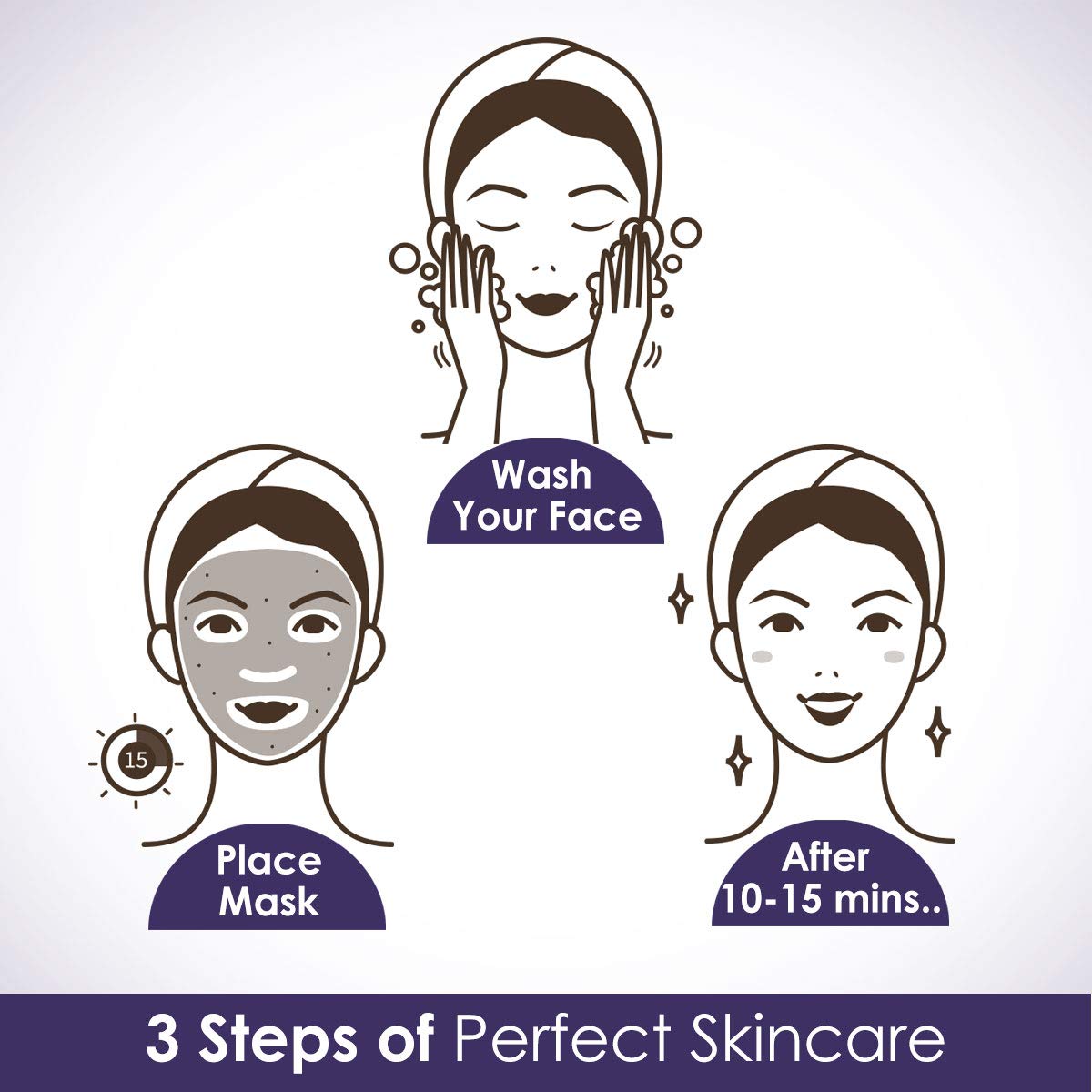 Keya Seth Aromatherapy Blueberry Face Brightening Mask with Vitamin C & A | Chamomile Extract for Skin Lightening & Nourishment | Hydrating Sheet Mask for Glowing Skin | Perfect for Spa Nights & Self-Care Routines