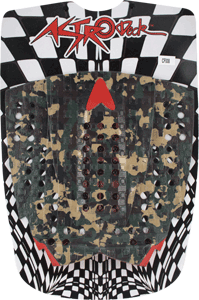 Astrodeck 008 Christian Fletcher Traction Camo Surfboard Traction Pad - Non-Slip Grip for Surfing, Skateboarding & Water Sports | Perfect for Professional and Beginner Surfers