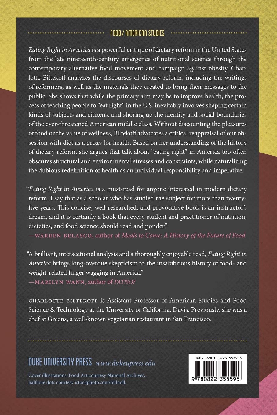 Eating Right in America: The Cultural Politics of Food and Health | Nutrition Guide, Healthy Eating Trends & American Diet Culture | Perfect for Food Historians & Health Enthusiasts