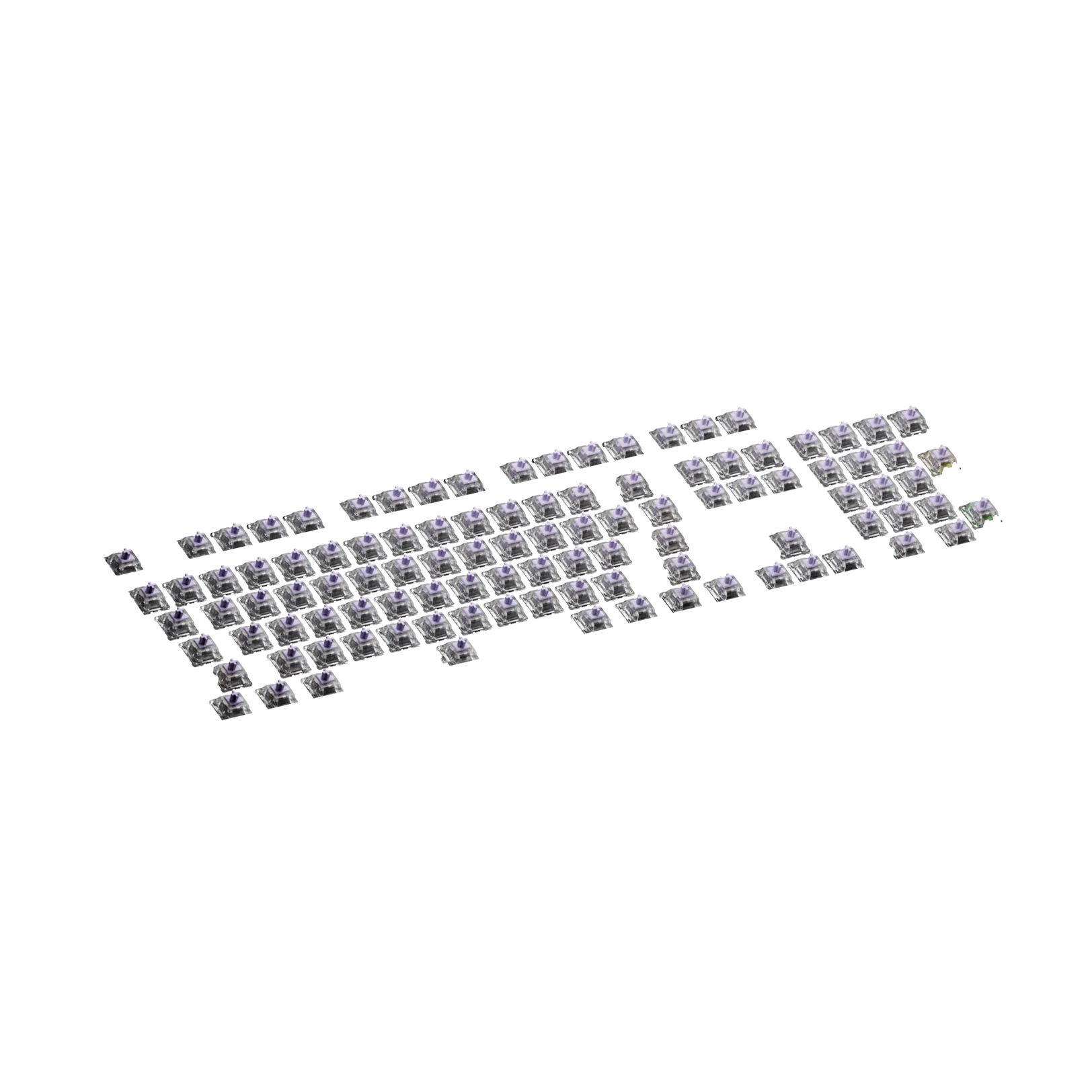 Glorious Mako Ultralight MX 100 ANSI Mechanical Keyboard Switches - Smooth Linear Switches for Gaming & Typing | Perfect for Esports, Office Work & Mechanical Keyboard Enthusiasts