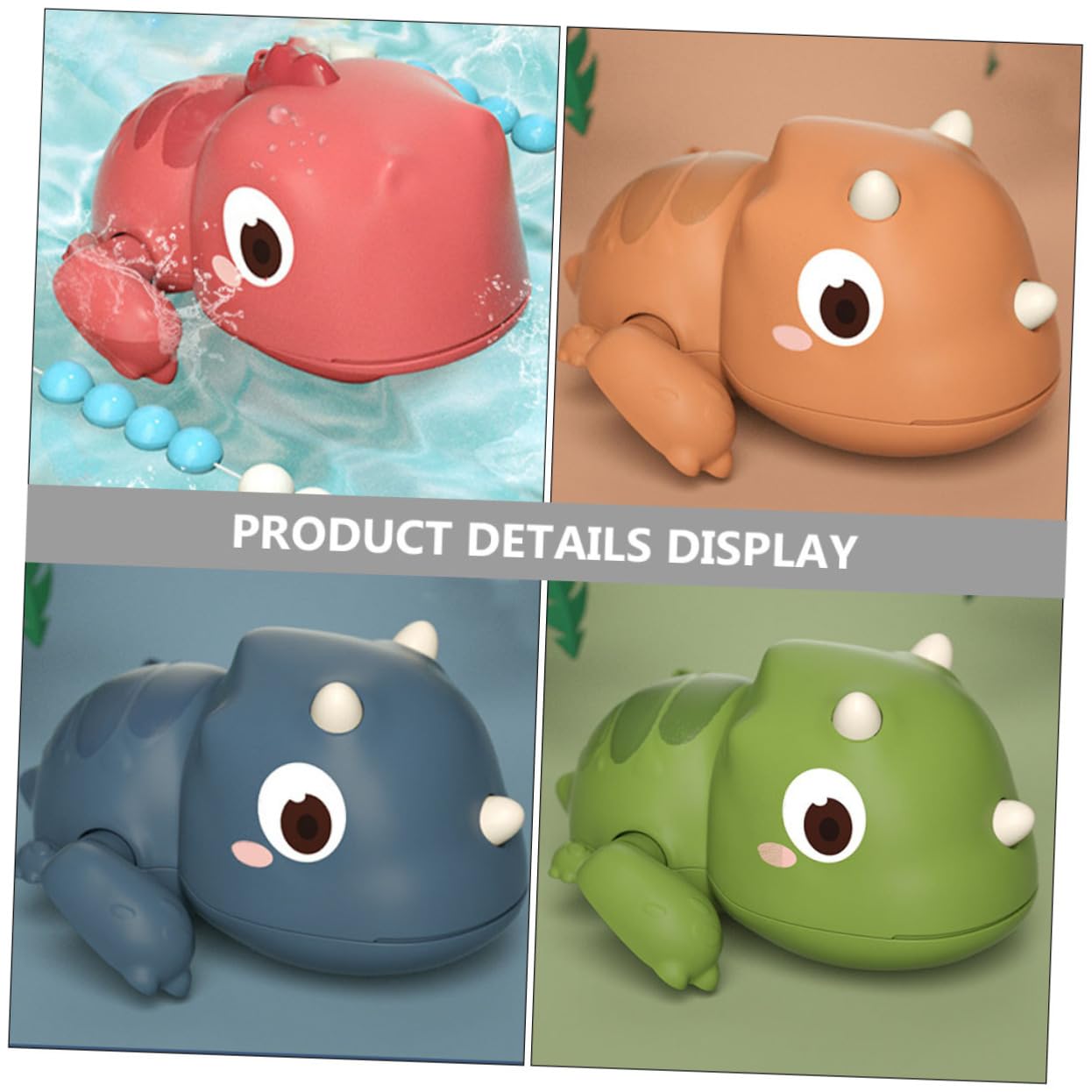 6-Piece Wind-Up Bath Toys Set - Colorful Clockwork Swimming Water Toys for Kids - Fun Bathtime & Pool Playtime for Toddlers & Babies