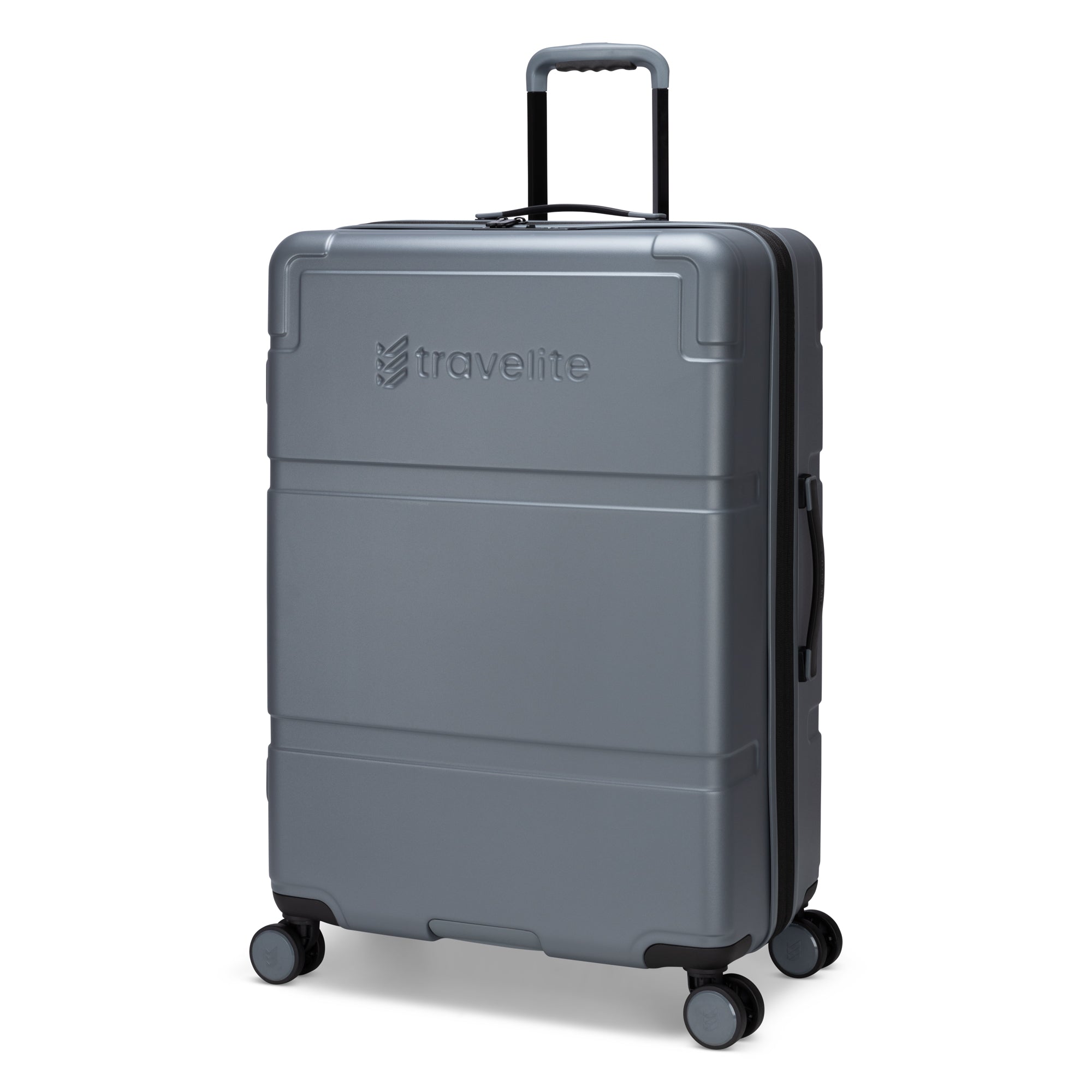 Travelite Expandable Polycarbonate Spinner Luggage - Large Lightweight Suitcase for Business Travel & Vacation | Durable & Stylish Carry-On