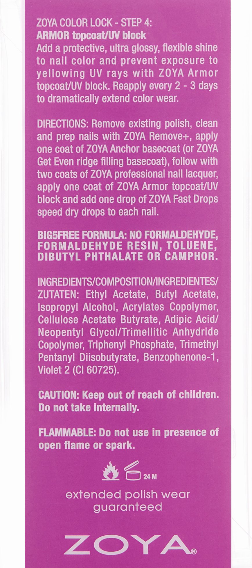 ZOYA Professional Nail Polish Top Coat - High Gloss, Long-Lasting, Quick Dry Formula for Manicures & Pedicures - Perfect for Salons, Home Use & Special Occasions