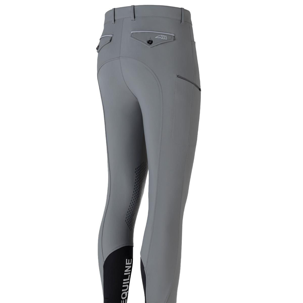 Equiline Men's EsteK Knee Grip Breech - Premium Equestrian Riding Pants for Comfort & Performance - Ideal for Show Jumping, Dressage & Horseback Riding