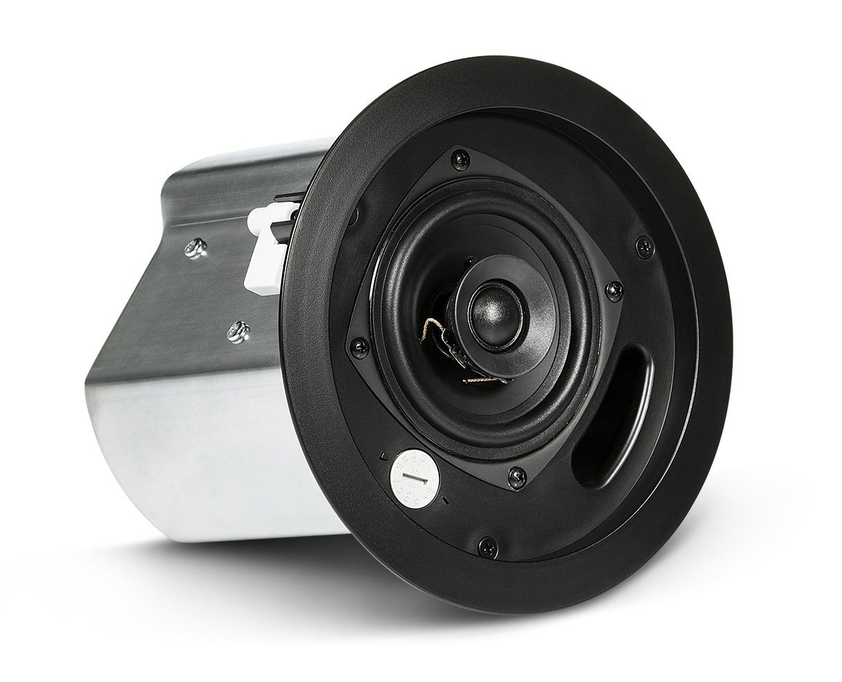 JBL Professional Control 14C/T-BK 4-Inch Coaxial Ceiling Speaker - 2-Way Audio, Black (Pair) - Perfect for Home Theater, Background Music & Commercial Sound Systems