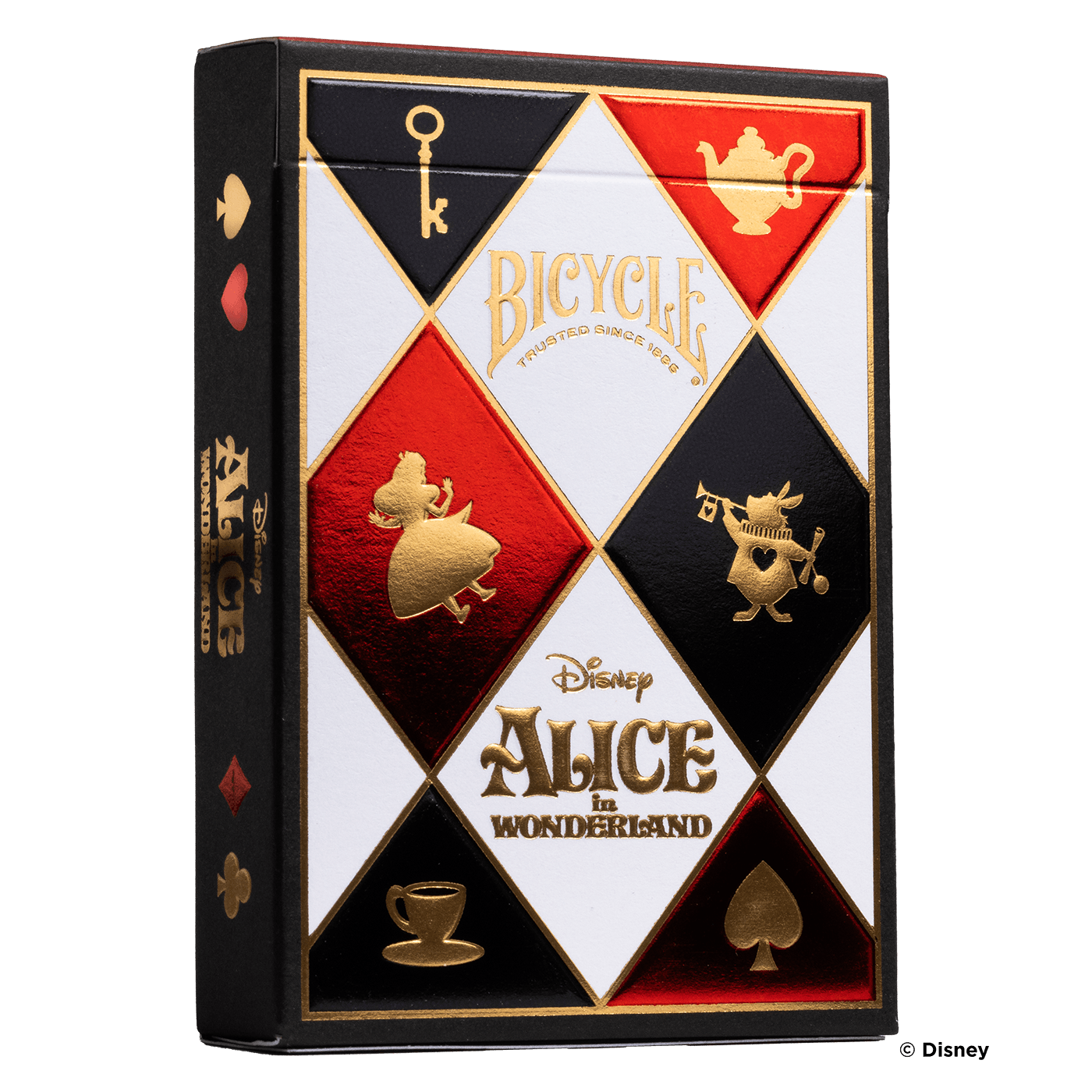 Alice in Wonderland Themed Bicycle Playing Cards - Premium Deck for Magic Tricks, Card Games & Collectors