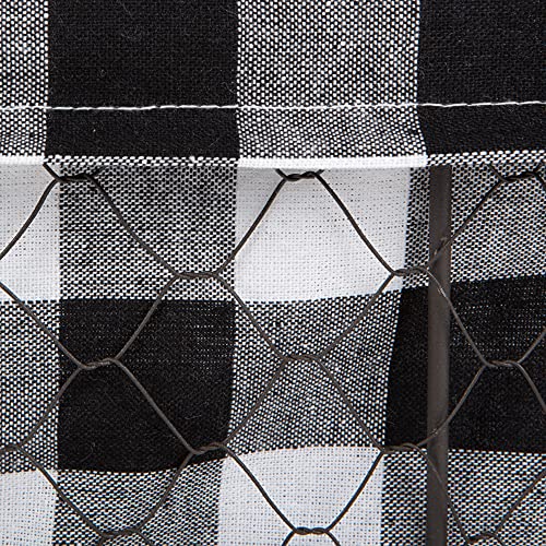 Vintage Black & White Check