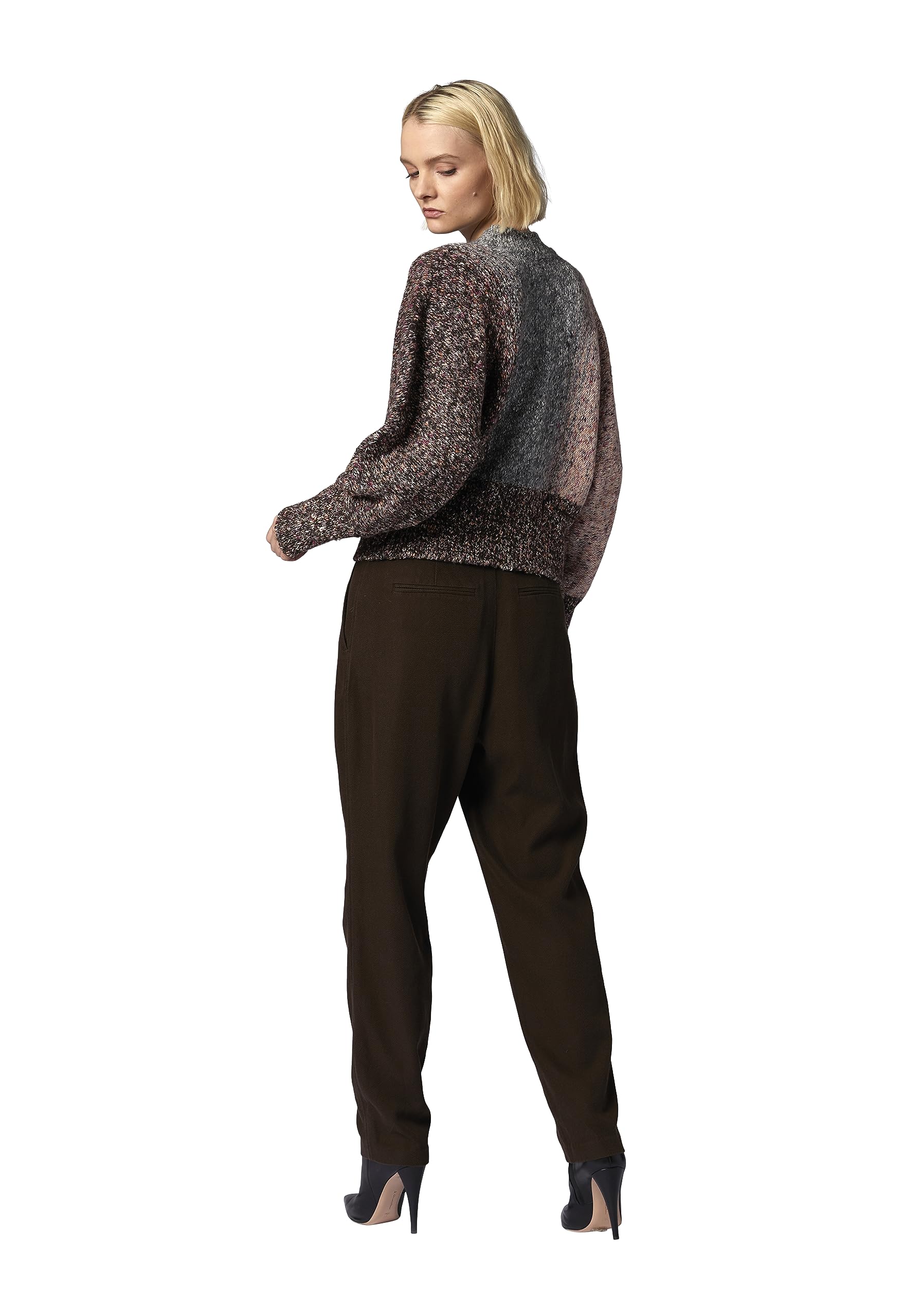 Women's Ayana Cardigan Sweater in Sepia Rose - Soft Knit Open Front Cardigan for Fall & Winter - Perfect for Office, Casual Outfits and Layering