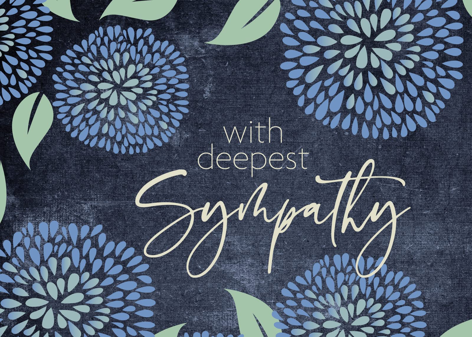 Sympathy Greeting Cards with Floral Designs - 5x7 Inch Blank Inside Condolence Cards (25 Cards & 26 White Envelopes) - Perfect for Funeral, Memorial Service & Expressing Condolences (S2001)