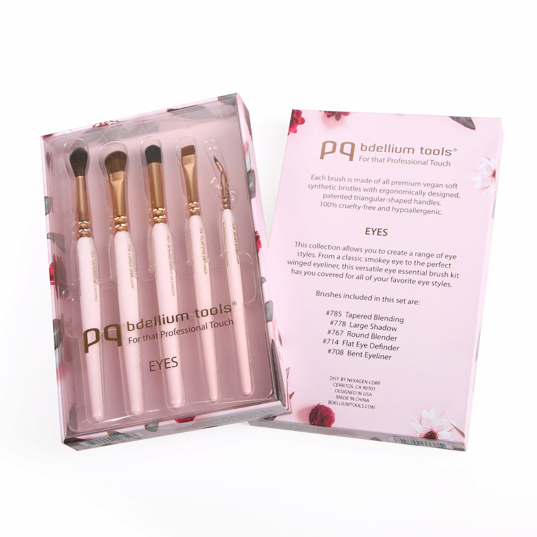Pink Golden Triangle Eyeshadow Palette - Vegan & Cruelty-Free Makeup Kit for Stunning Eye Looks | Perfect for Party, Date Night & Special Occasions