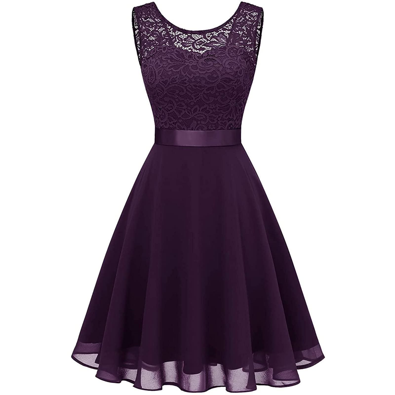Elegant Women's Summer Lace Dress - Sexy Slim Fit Splicing Evening Party Dress for Night Out, Date Night & Special Occasions
