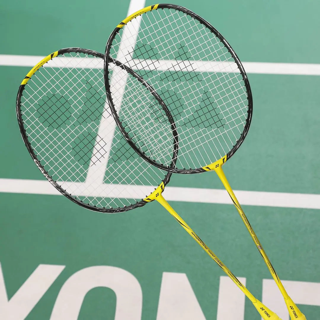 Yonex Nanoflare 1000 Play Badminton Racket - Pre-Strung with Lightning Yellow Color | Perfect for Beginners & Intermediate Players | Ideal for Training, Tournaments & Recreational Play