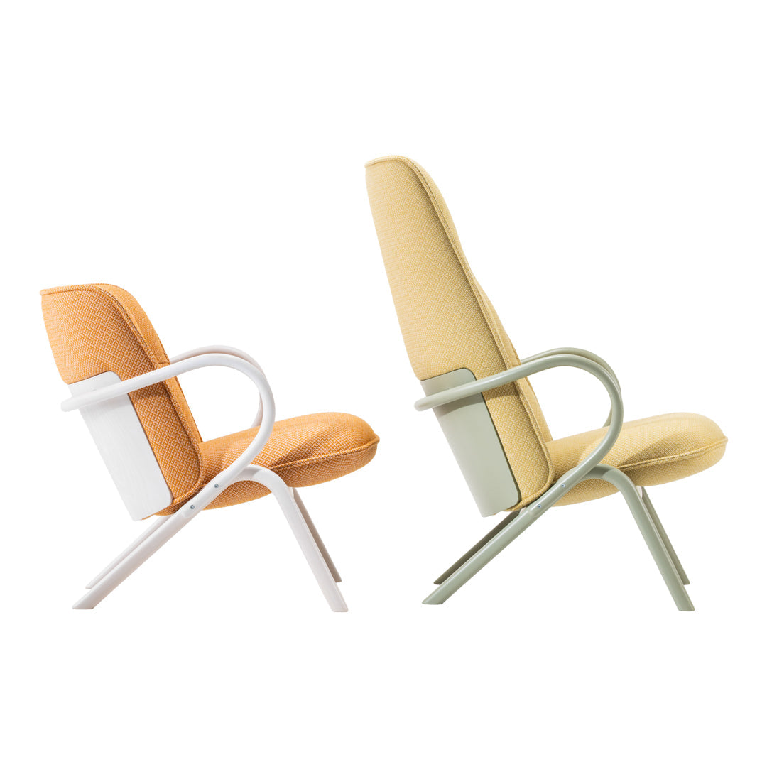 Cissy Low Back Lounge Chair - Modern Accent Chair with Sturdy Metal Frame & Comfortable Cushion - Perfect for Living Room, Bedroom, or Office Relaxation