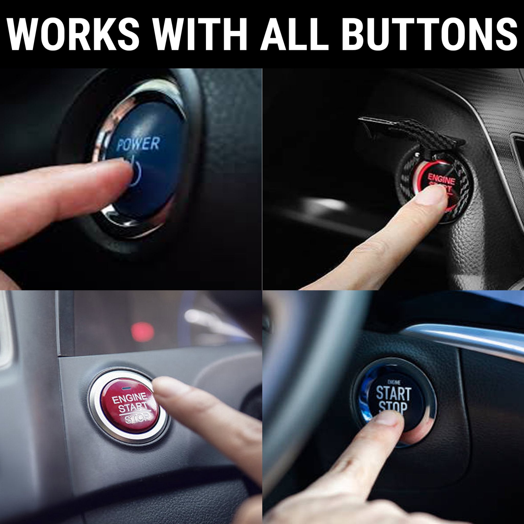 1902-1908 Cadillac Runabout & Tonneau Keyed Engine Ignition to Push Button Start Conversion Kit - 12V Keyless Starter Switch ON/OFF System - Classic Car Restoration & Vintage Auto Upgrade