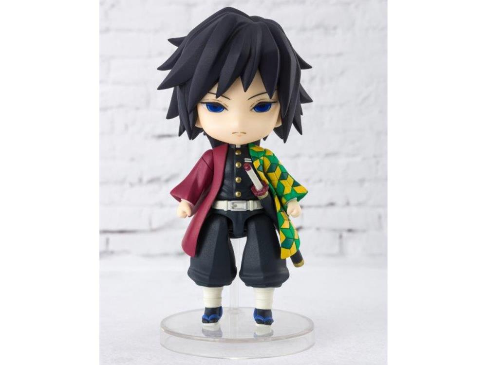 Bandai Figuarts Mini #020 Demon Slayer Kimetsu no Yaiba Tomioka Giyu Action Figure - Collectible Anime Toy for Fans, Perfect for Display & Gifts