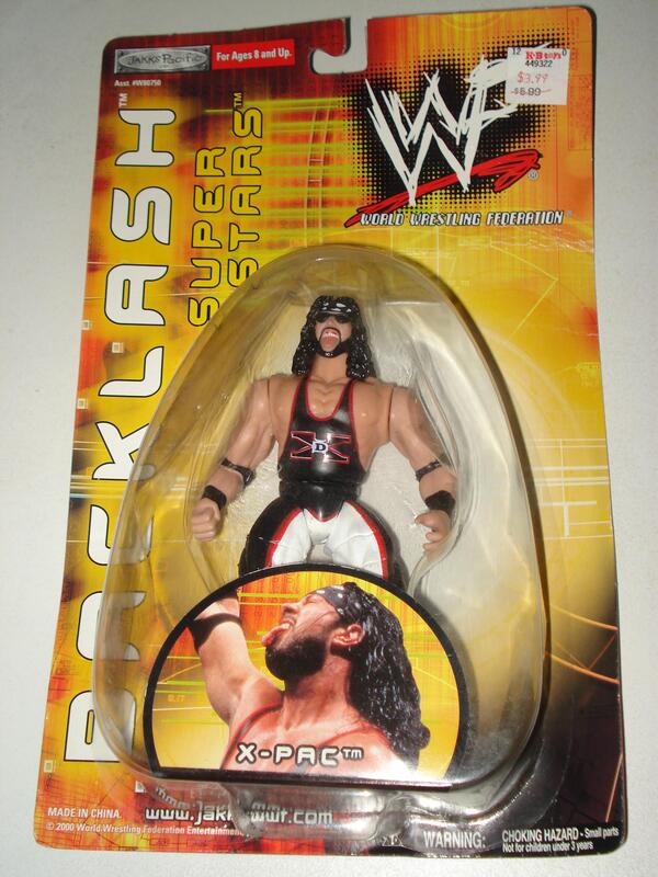 Jakks Pacific WWF Backlash Series 2 X-Pac Action Figure - 2000 Exclusive Collectible for Wrestling Fans & Toy Collectors - Perfect for Display, Play & Nostalgic WWE Memorabilia