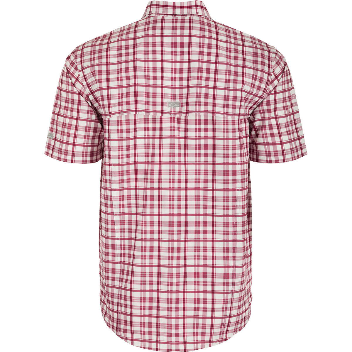 Texas A&M Hunter Creek Windowpane Plaid Short Sleeve Shirt for Men - Comfortable Cotton Casual Button Down Shirt for College Fans, Game Day, and Everyday Wear
