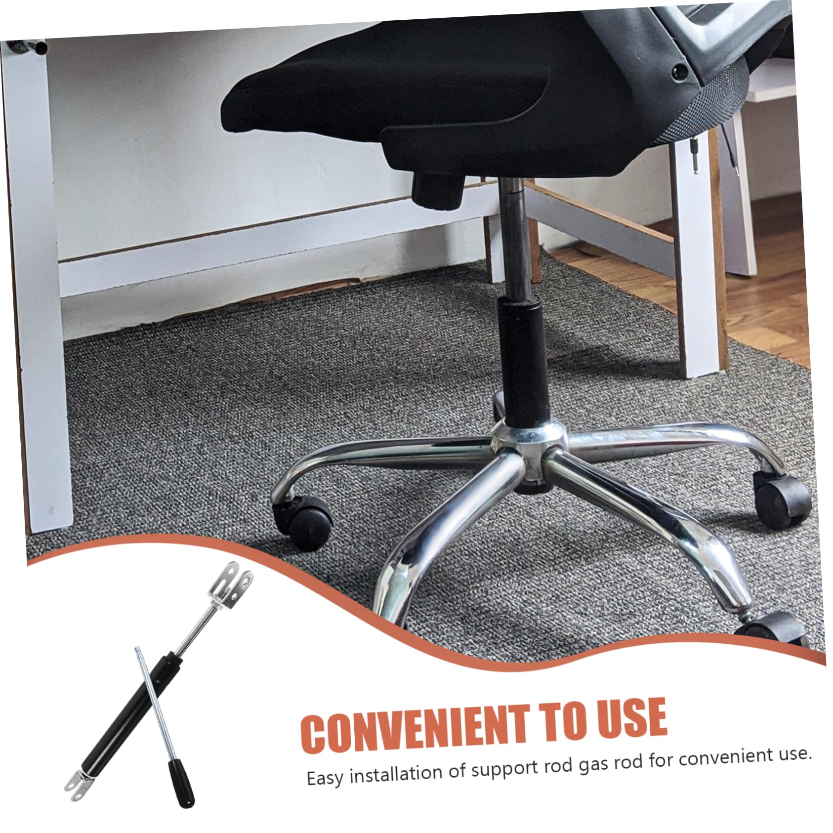Salon Chair Hydraulic Connector Replacement - Barber Chair Accessory & Repair Part - Durable Connecting Rod for Salon & Barber Chairs - Perfect for Chair Maintenance & Professional Use
